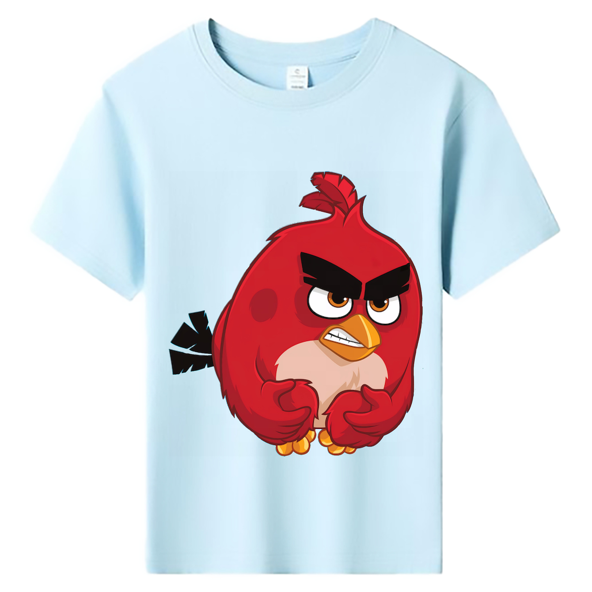 （画像用） Angry Birds アングリーバード 綿100％キッズTシャツ（フロントプリント）